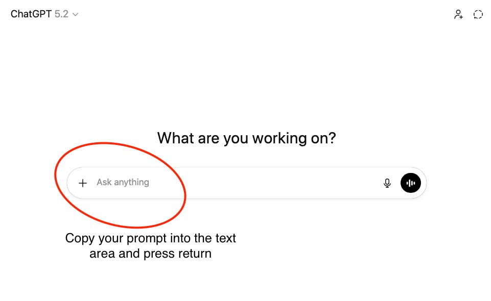 chatgpt AI example