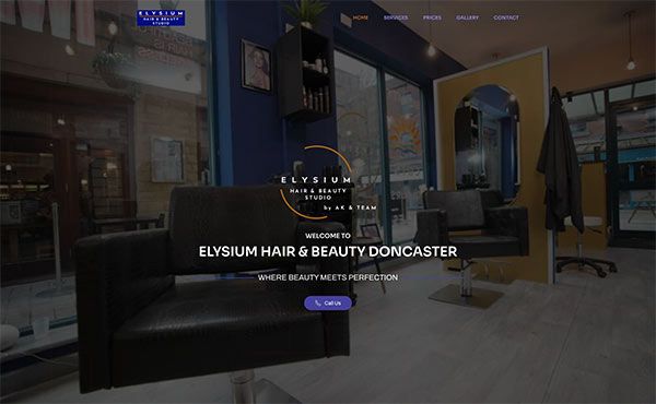 Hair Salon website design Doncaster